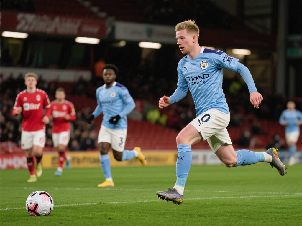 【英超】曼城3-0完胜森林终结颓势，多库与德布劳内联袂传射建功